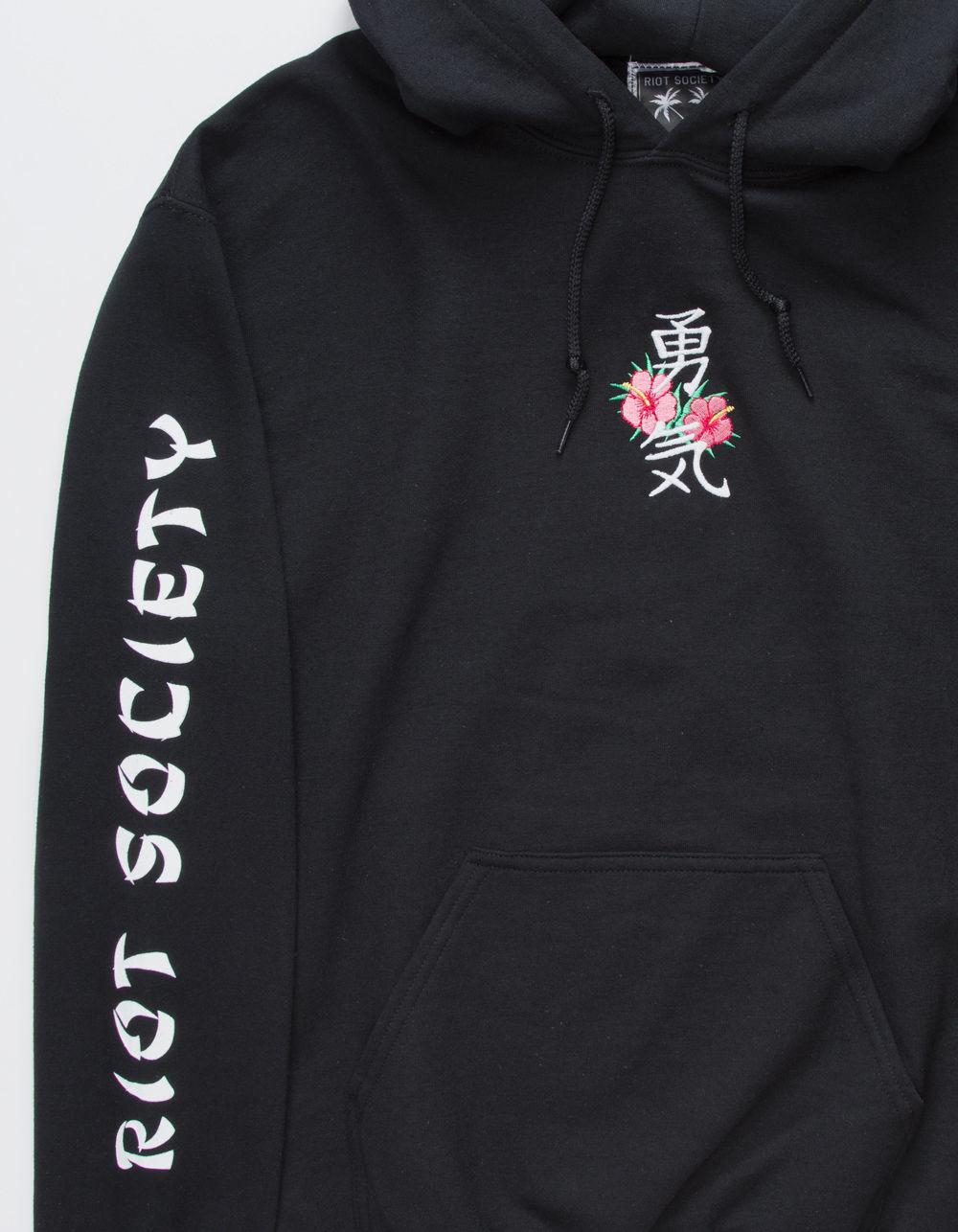 riot society pink hoodie