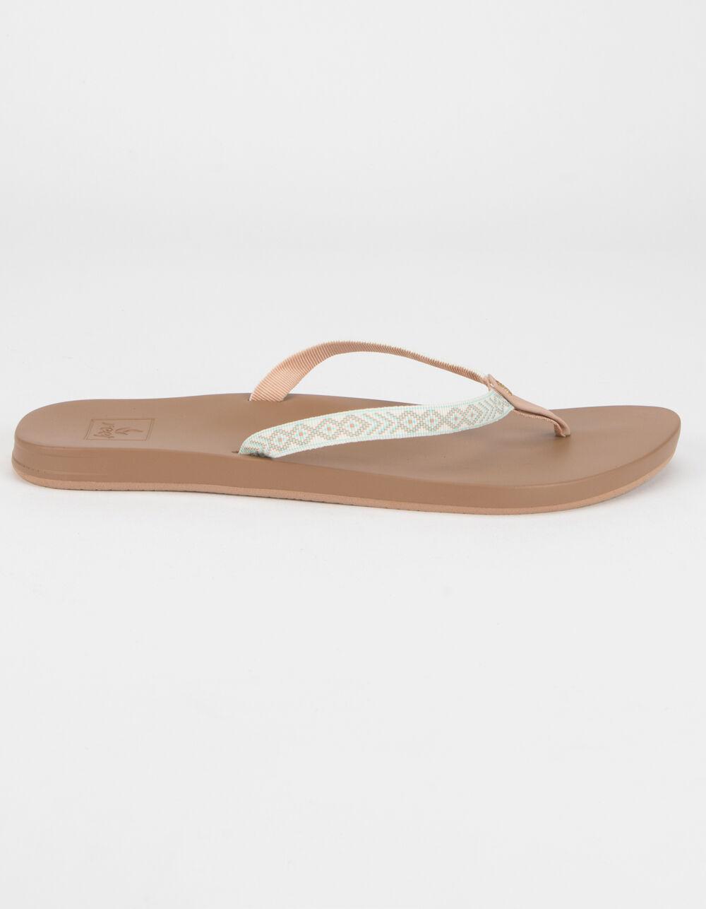 Reef Rubber Cushion Bounce Woven Sand Womens Sandals in Natural - Lyst