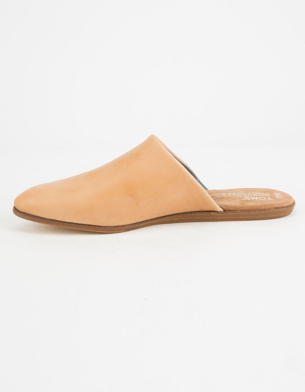 toms honey leather mules