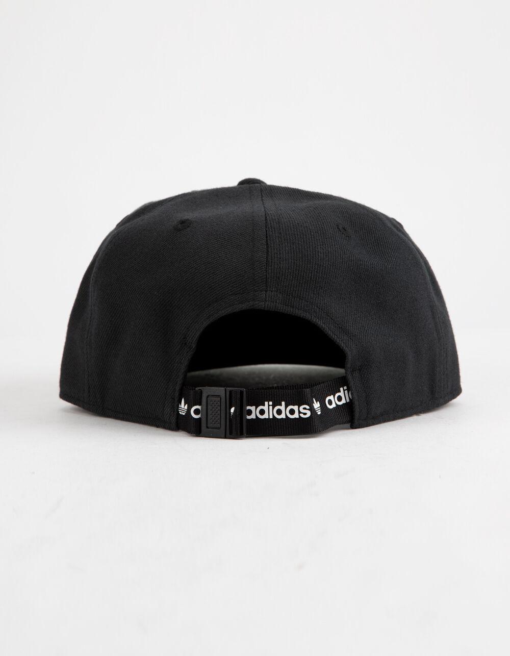 adidas Synthetic Originals Relaxed Banner Black Mens Strapback Hat for