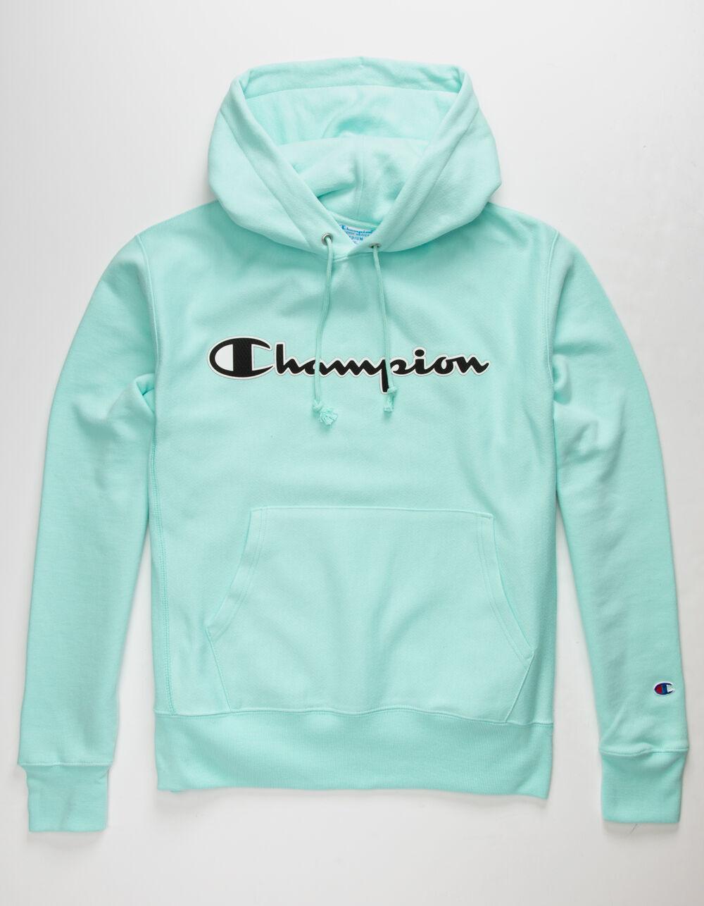 mint colored sweatshirt