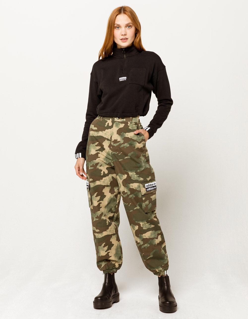 camo track pants womens