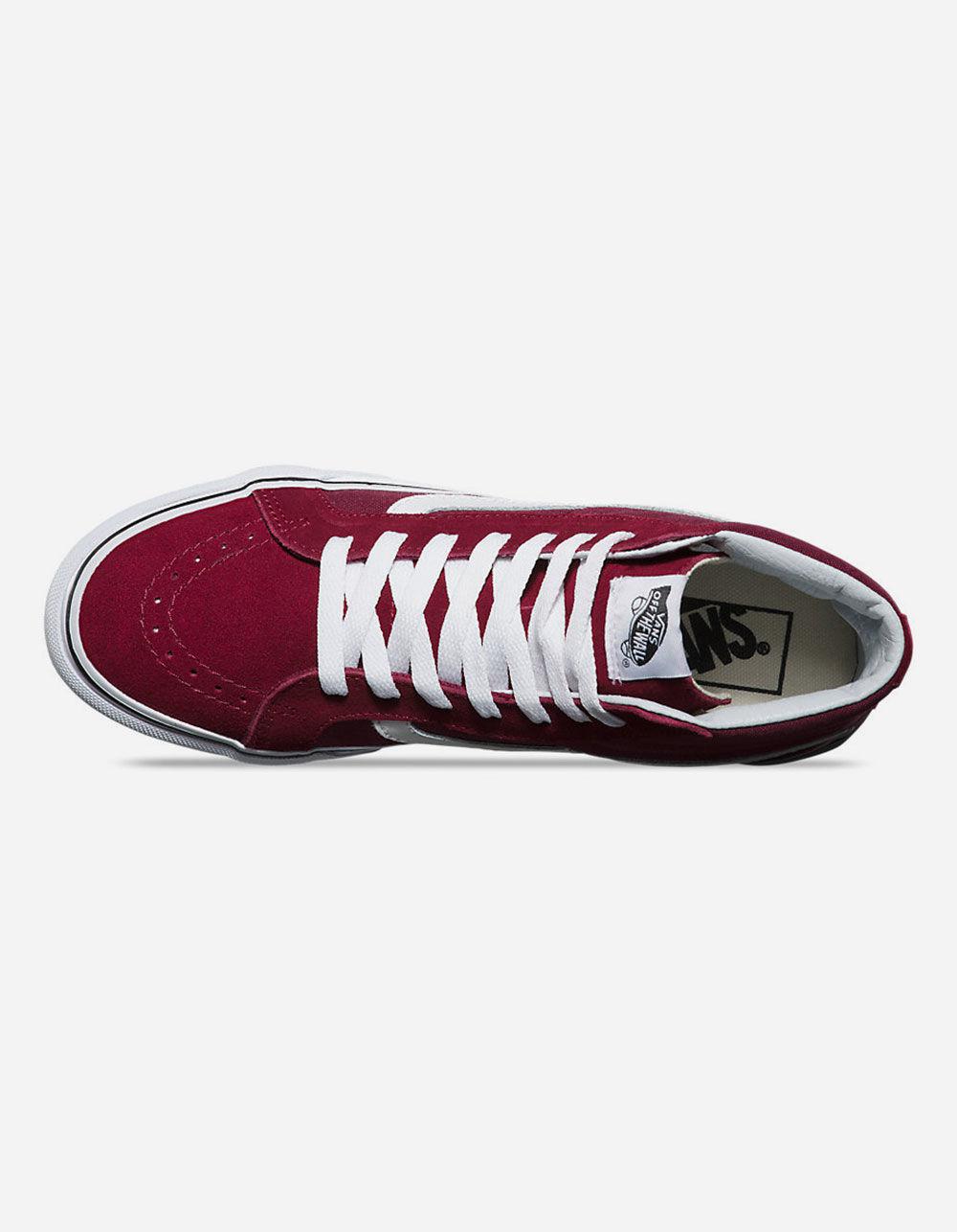vans sk8 hi slim windsor wine
