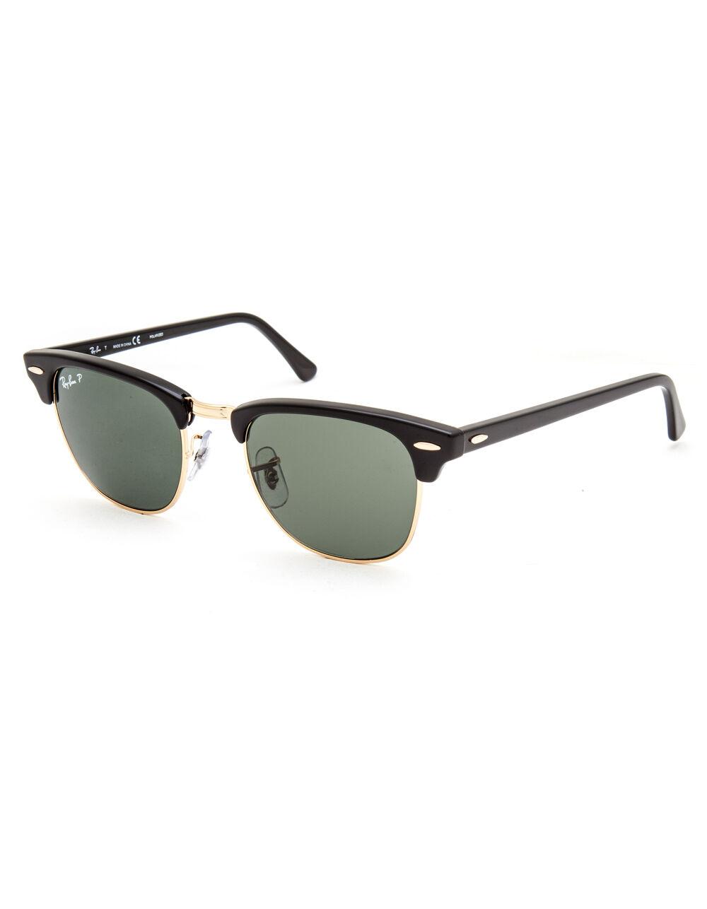Ray-Ban Clubmaster Classic Polarized Sunglasses in Black for Men - Lyst