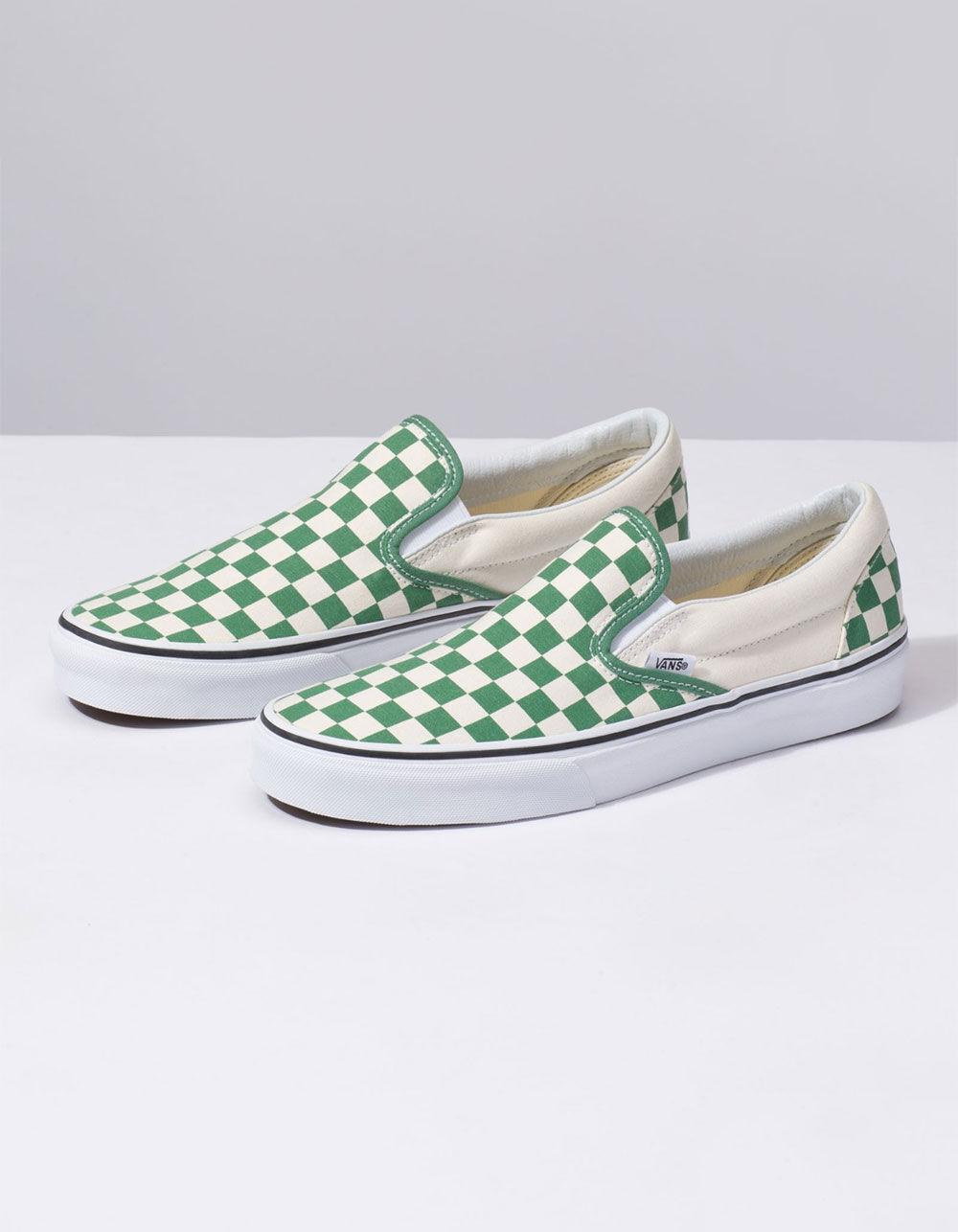 Vans Canvas Classic Slip-on Deep Grass Green Shoes for Men - Lyst