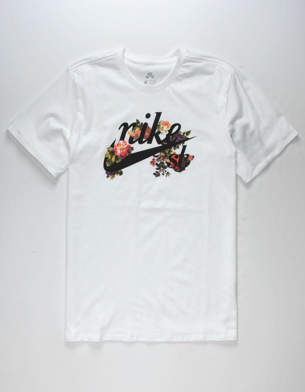 nike white shirt mens