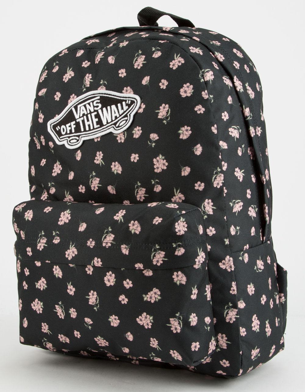 vans sundaze floral backpack