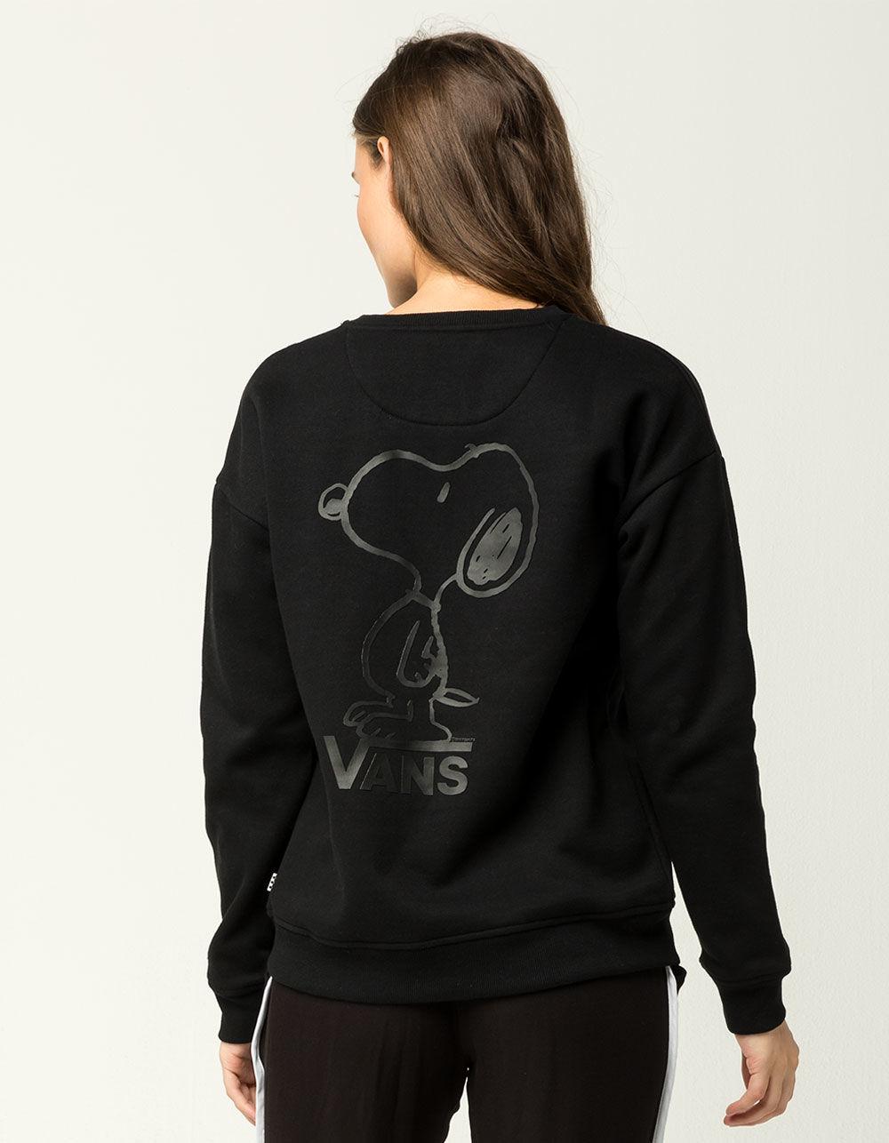 Vans Fleece X Peanuts Snoopy Womens Sweatshirt in Black Lyst