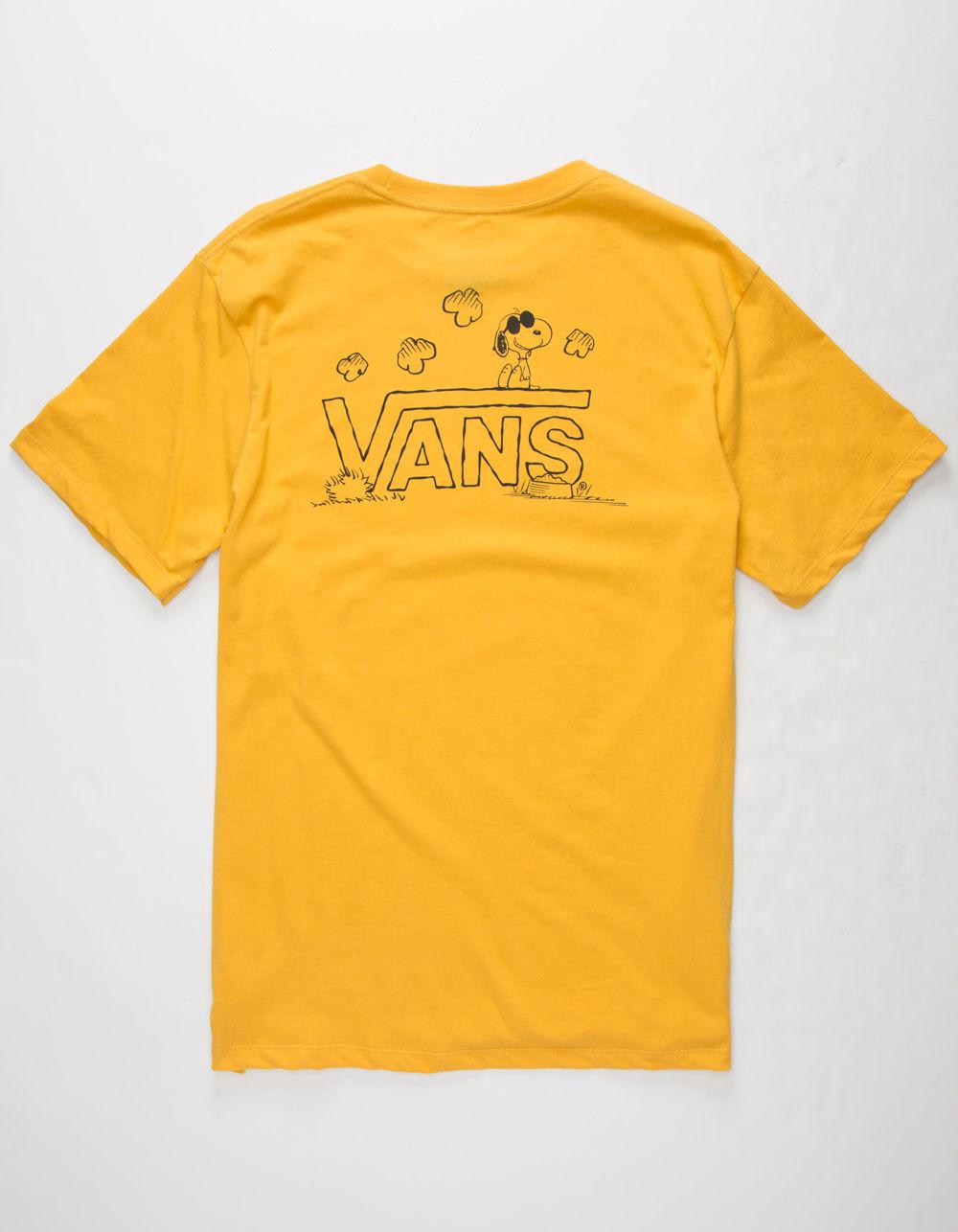 vans t shirt mens yellow