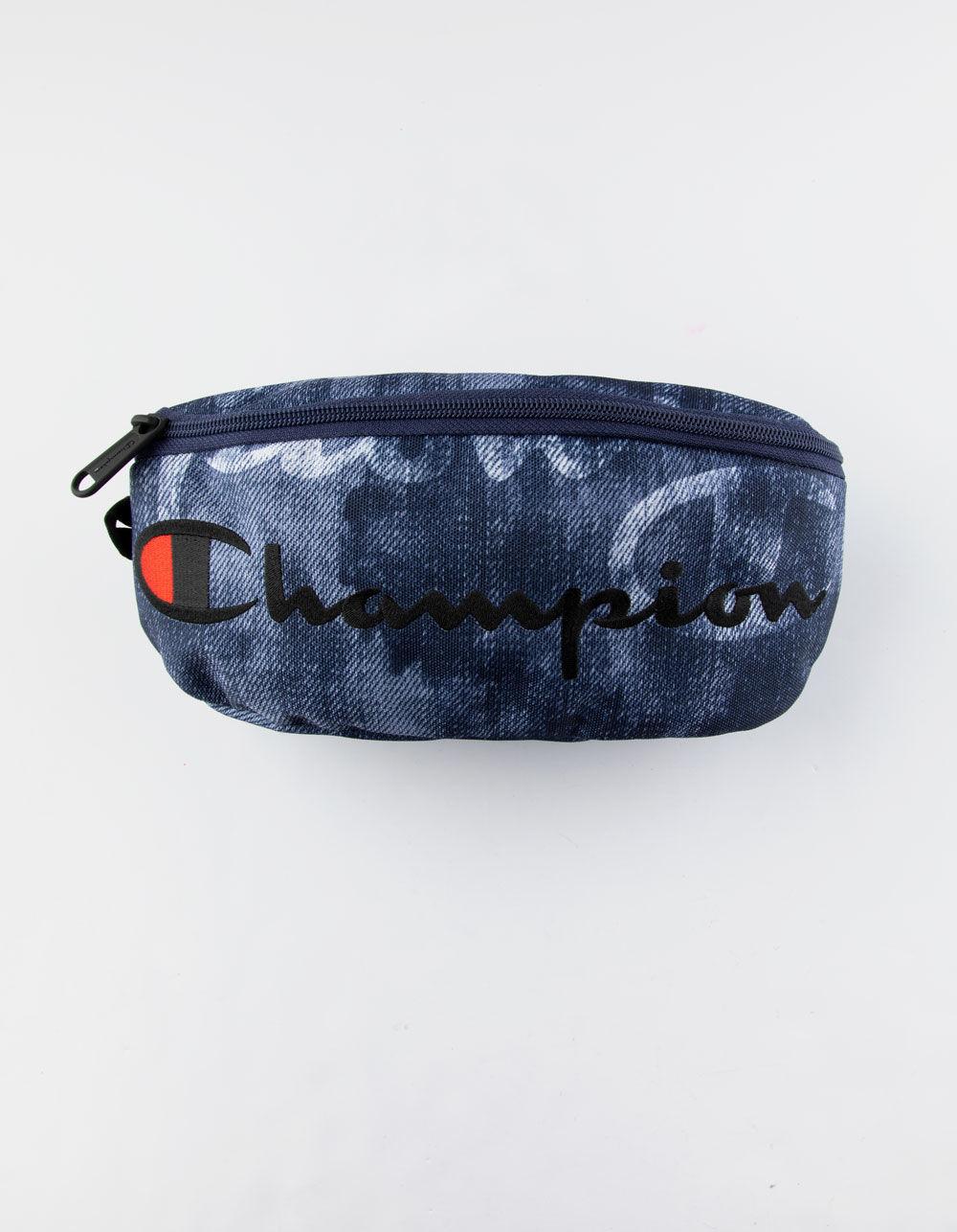 navy blue champion fanny pack
