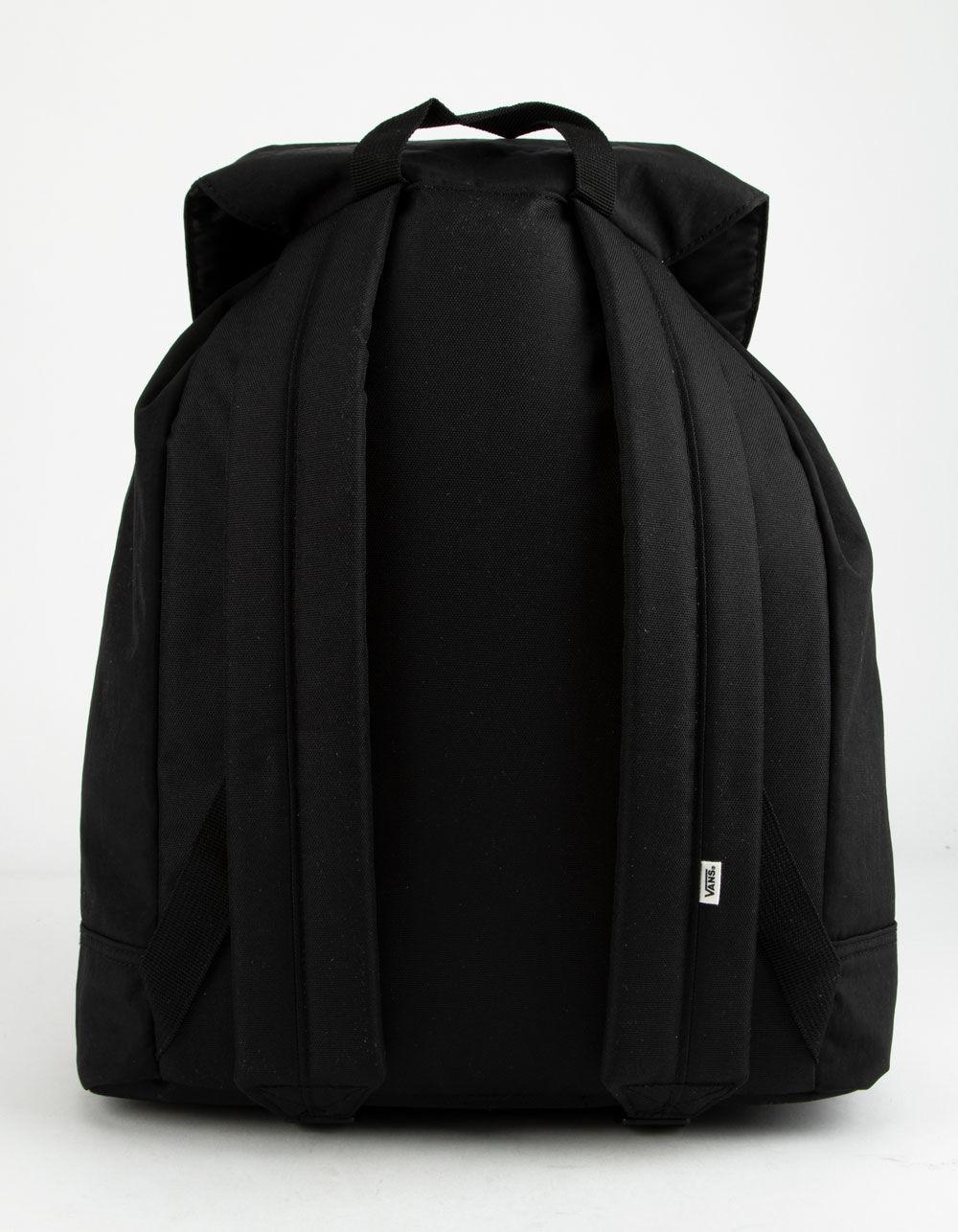 vans black rucksack