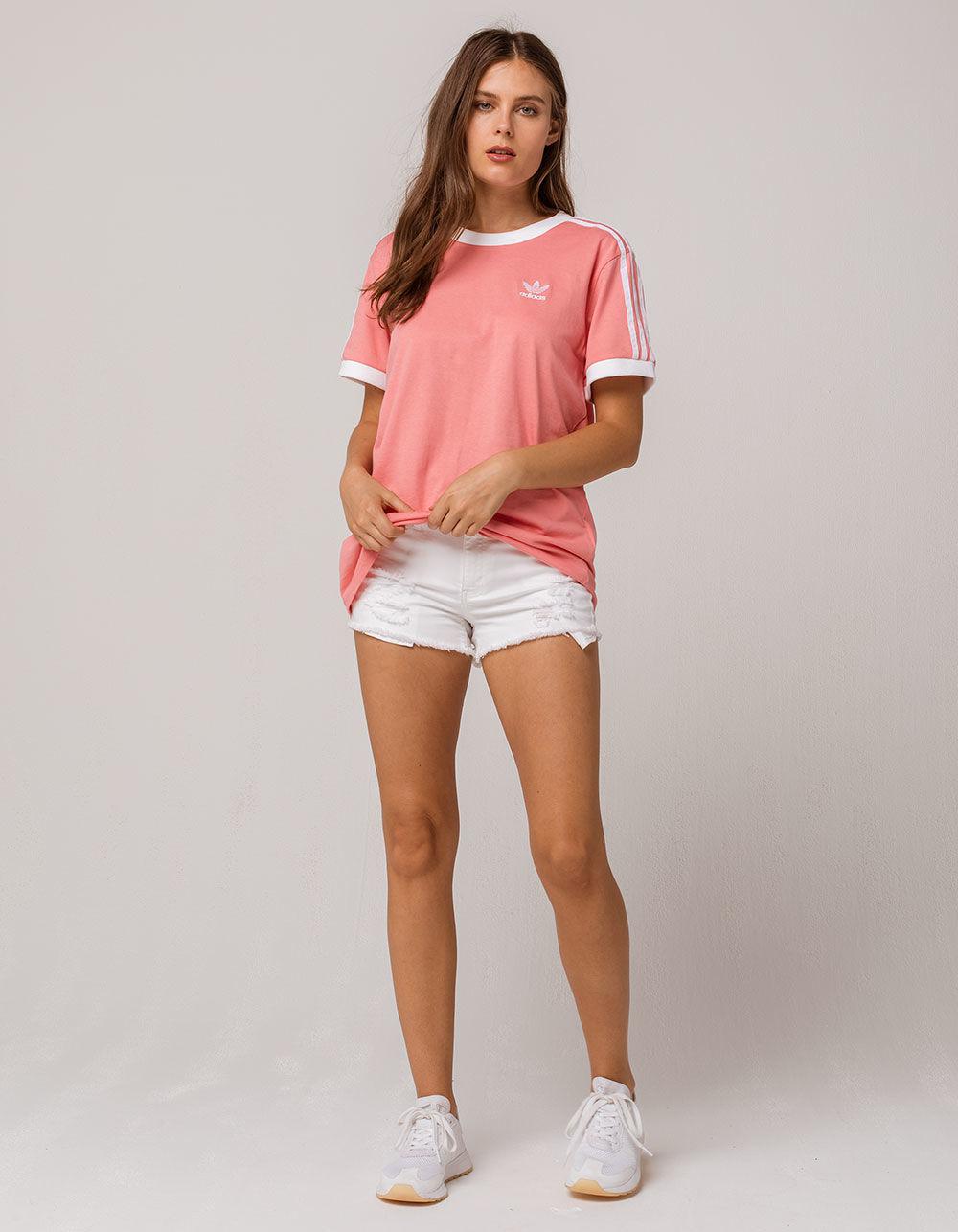 adidas originals 3 stripes ringer tee