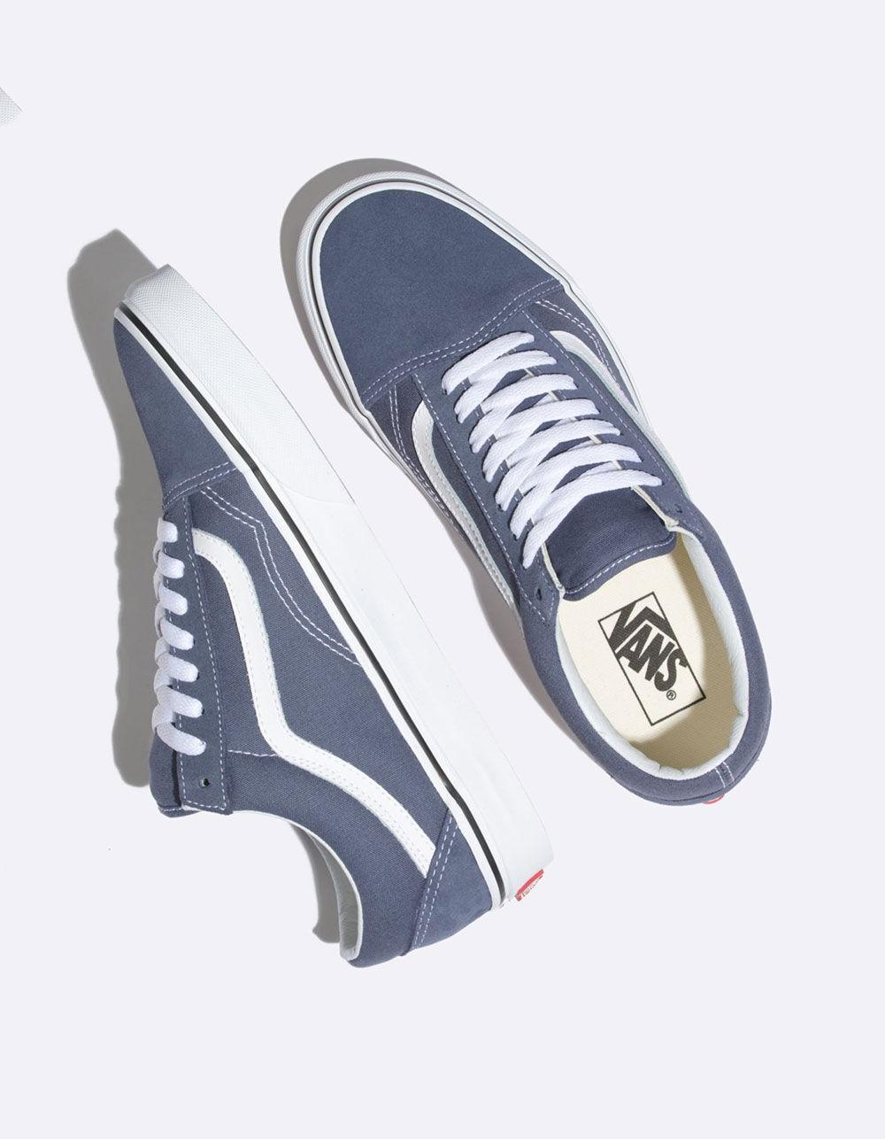 vans old skool trainers grisaille white