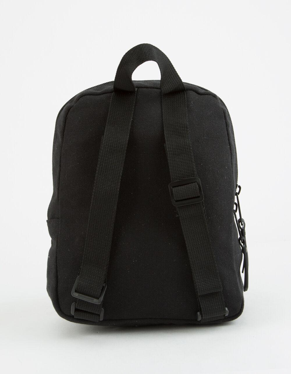 dickies black canvas mini backpack