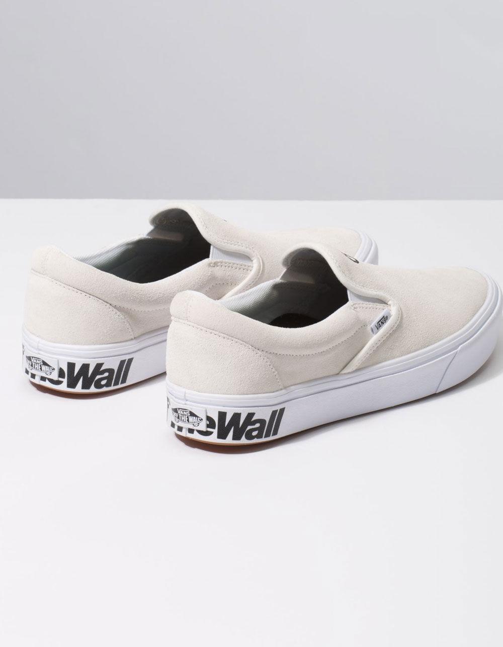 Comfycush Distort Slip-on Blanc & Black Shoes Comfycush Distort Slip-on Blanc & Black Shoes