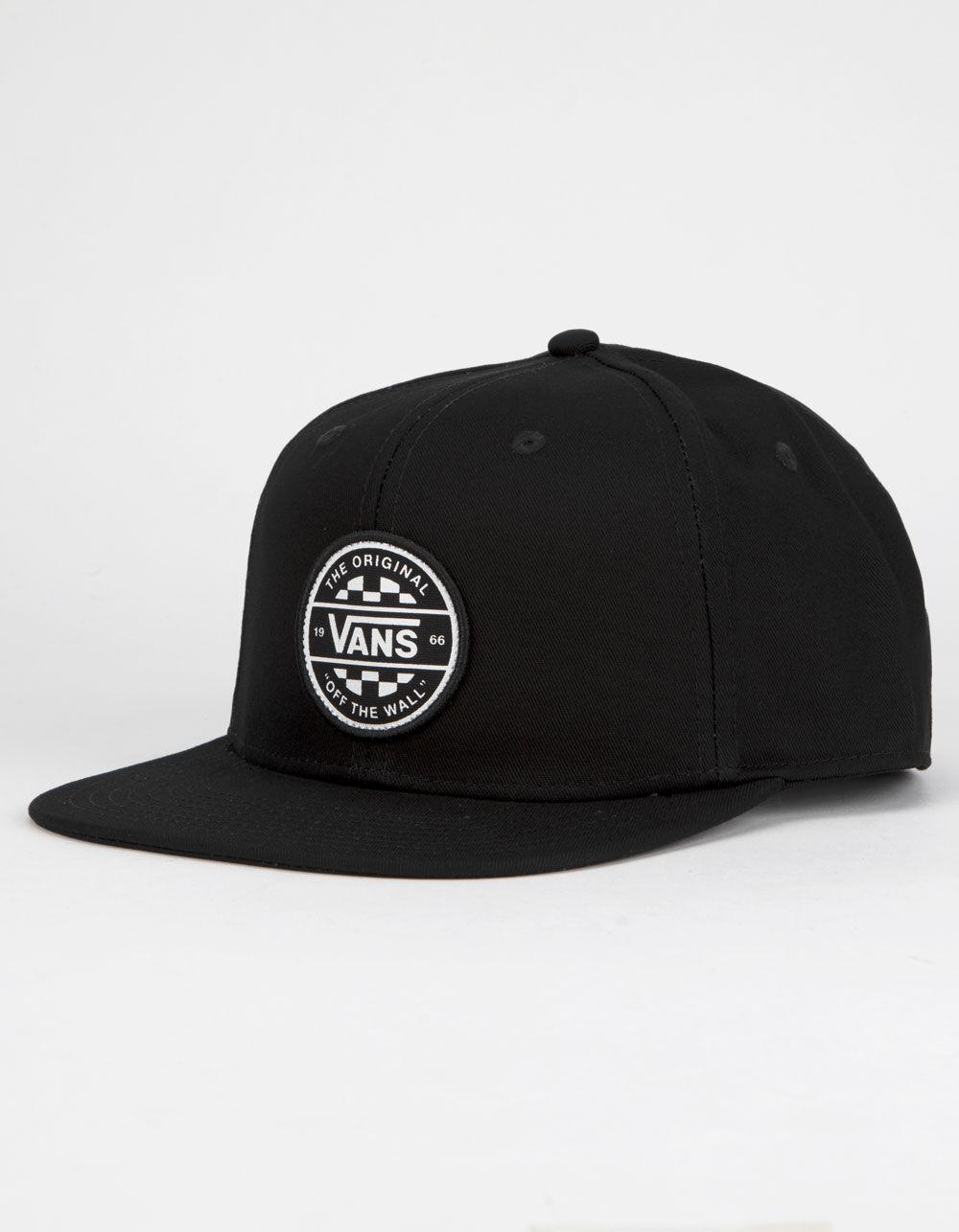 Vans Circle Check Black Mens Snapback Hat for Men Lyst