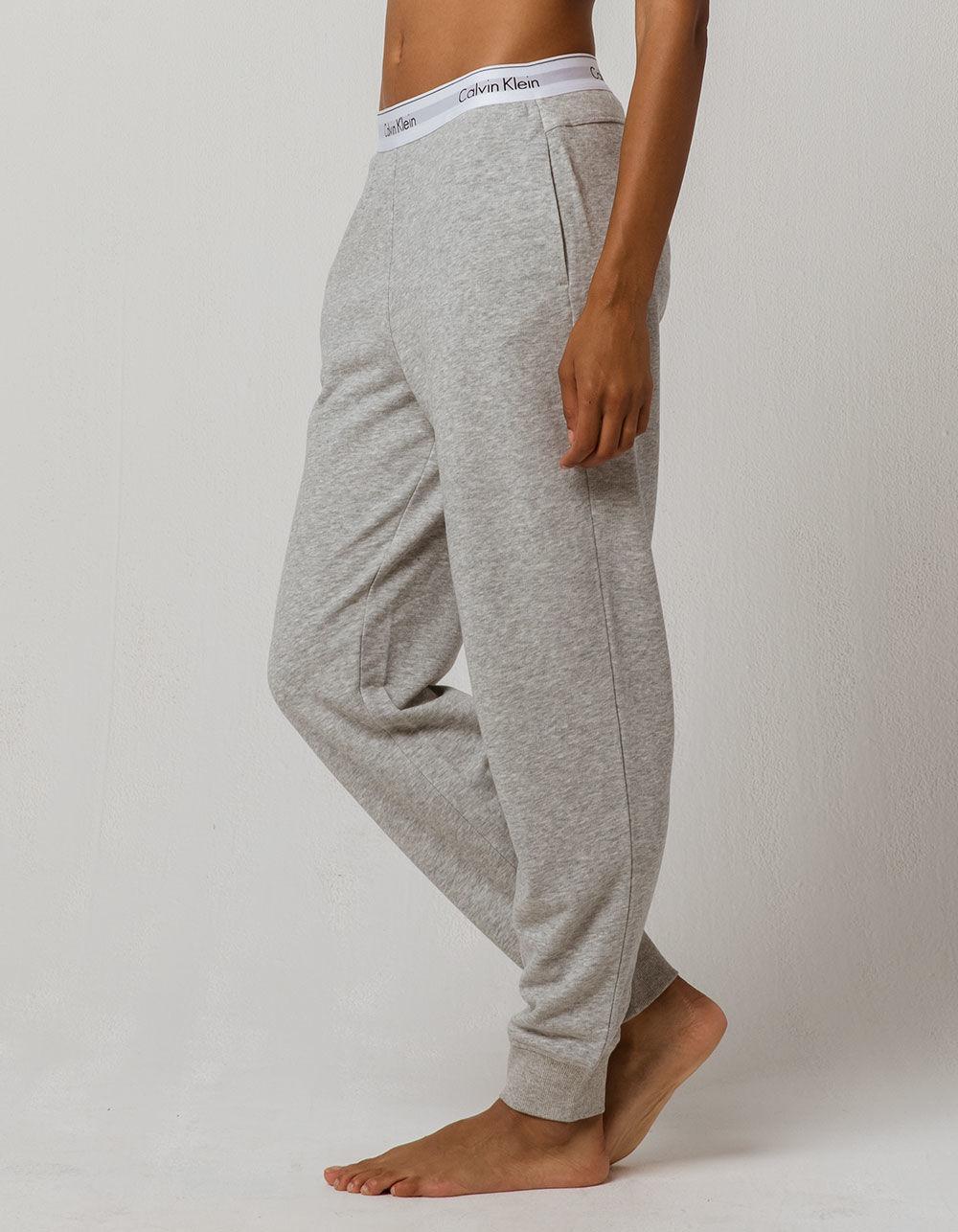 calvin klein joggers womens grey