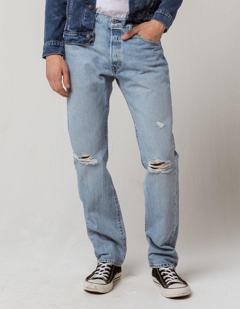 distressed jeans levis