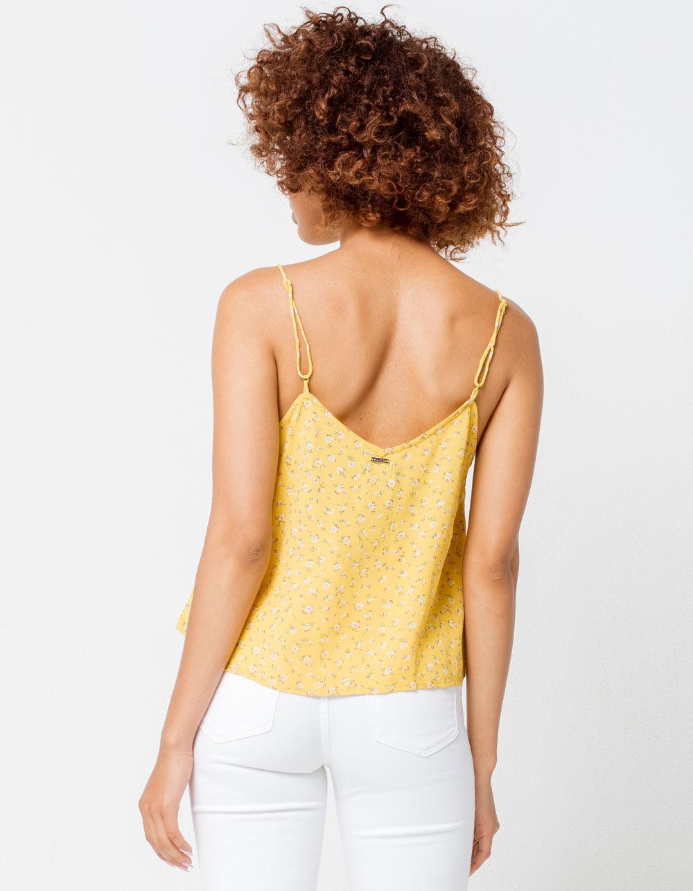 Volcom Womens Hey Bud Spaghetti Strap Cami Top