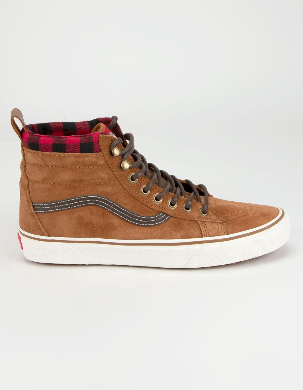 Vans Fleece Sk8-hi Mte Mens Shoes in Burnt Orange (Brown) for Men - Lyst