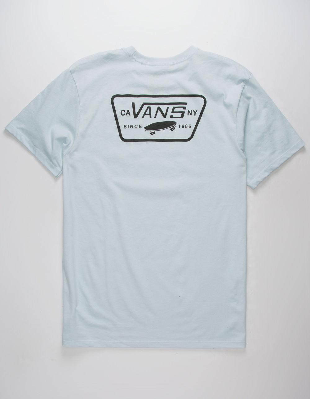 light blue vans shirt