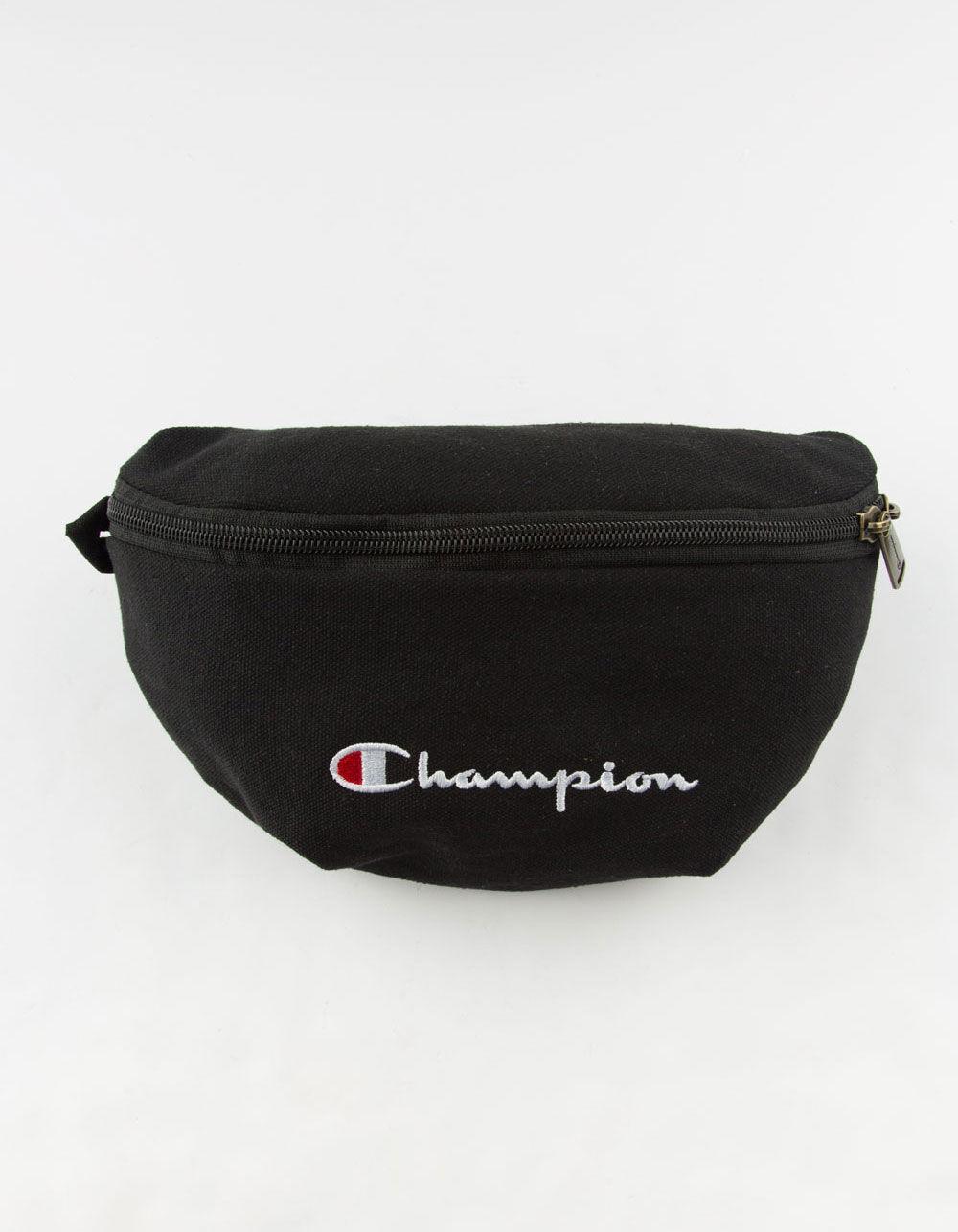 champion black fanny pack