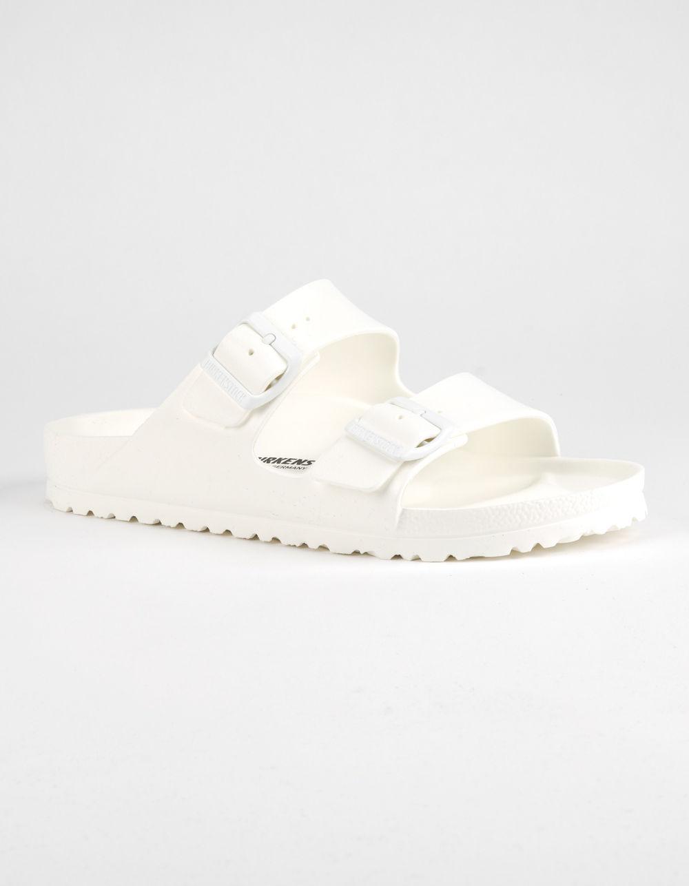 women's essentials arizona footbed sandal white