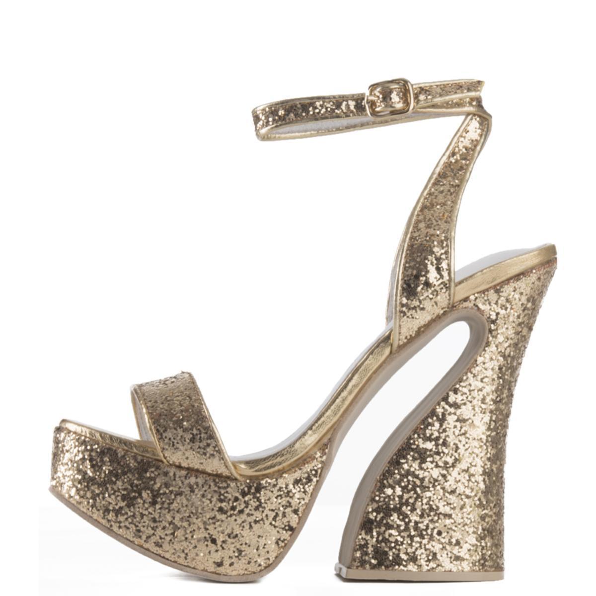 jeffrey campbell gold heels