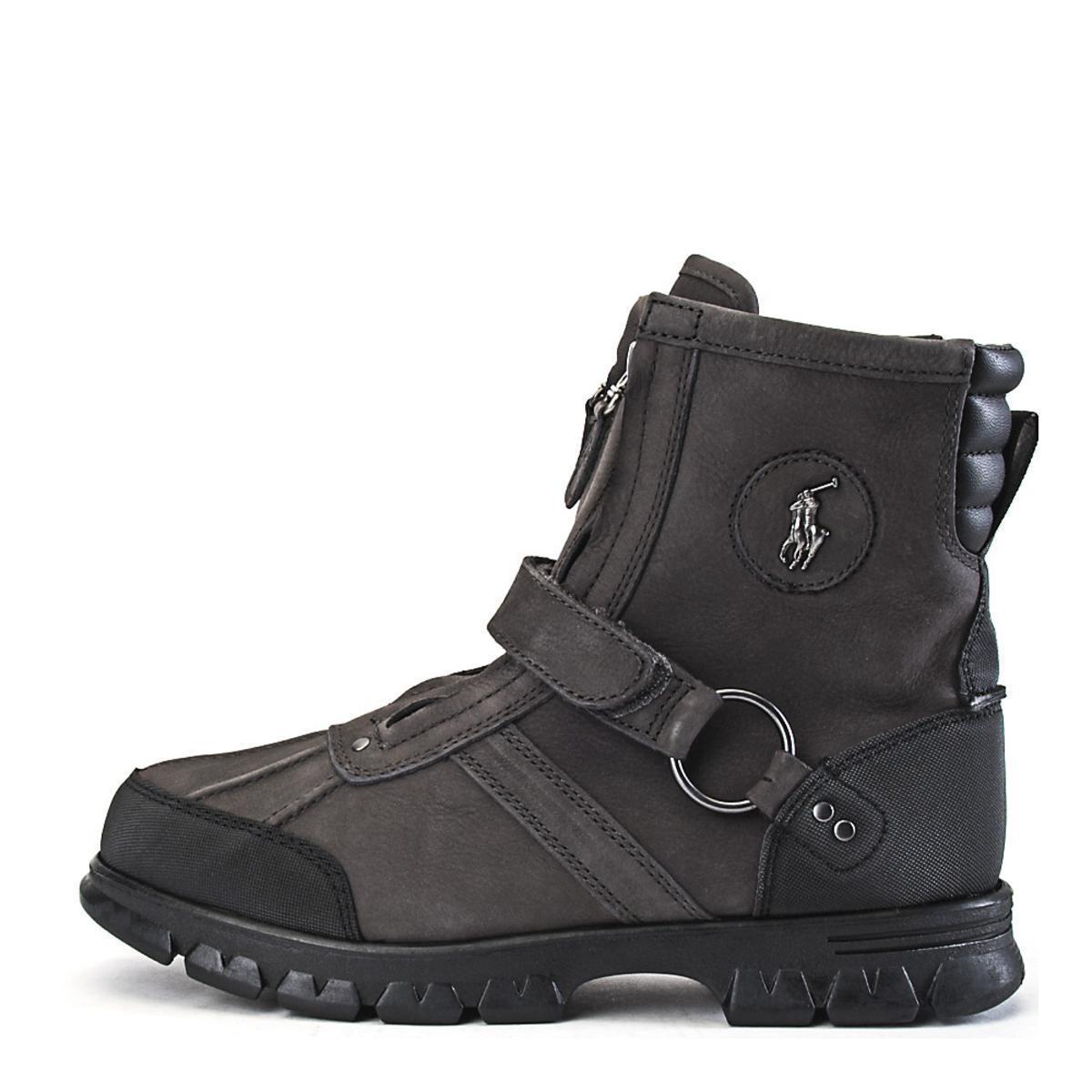 Polo Ralph Lauren GRAY Casual Rugged Boot Conquest Iii 
