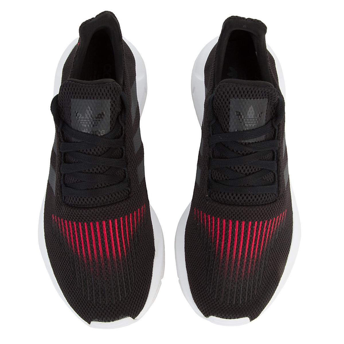 adidas swift run red and black