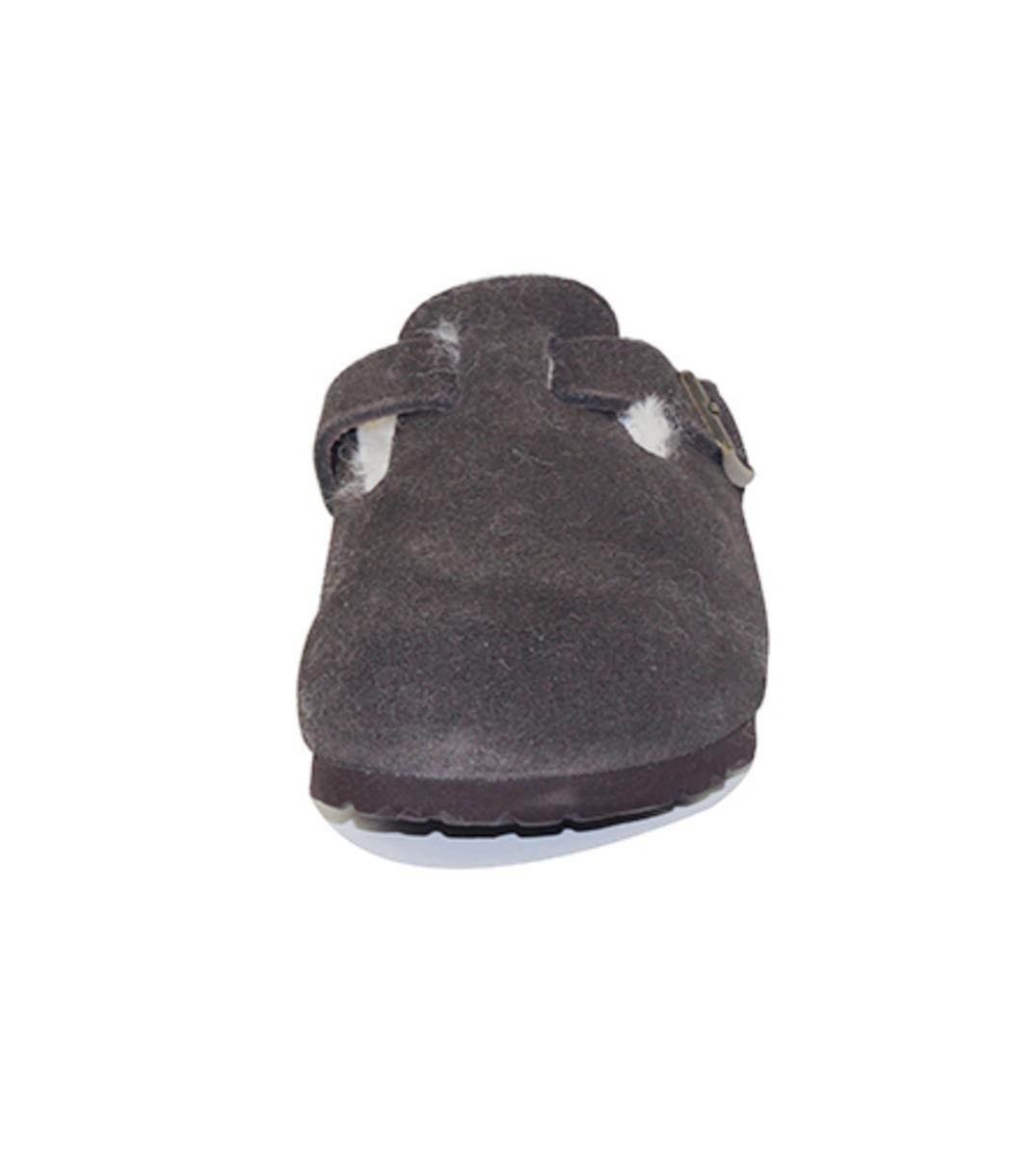 birkenstock boston fur mocha