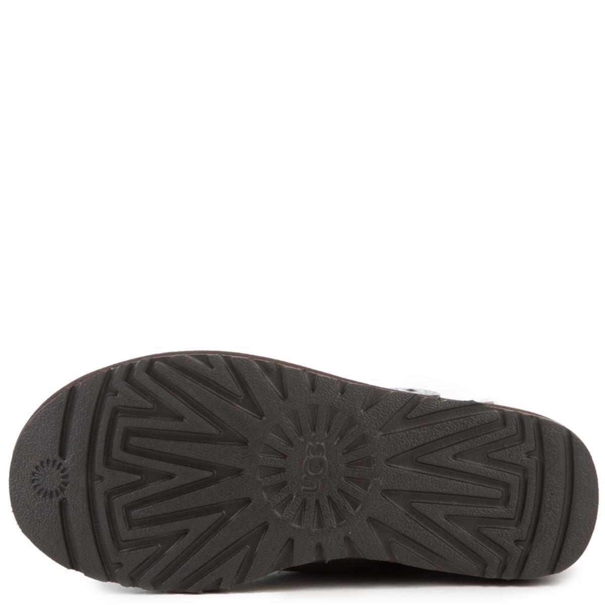 ugg bailey button triplet chocolate