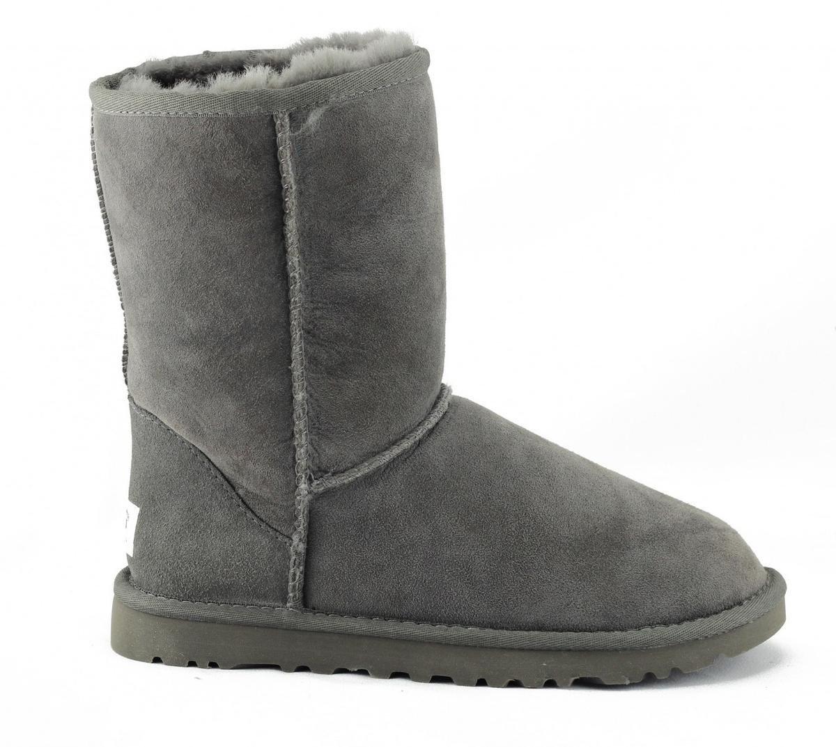 gray short ugg boots
