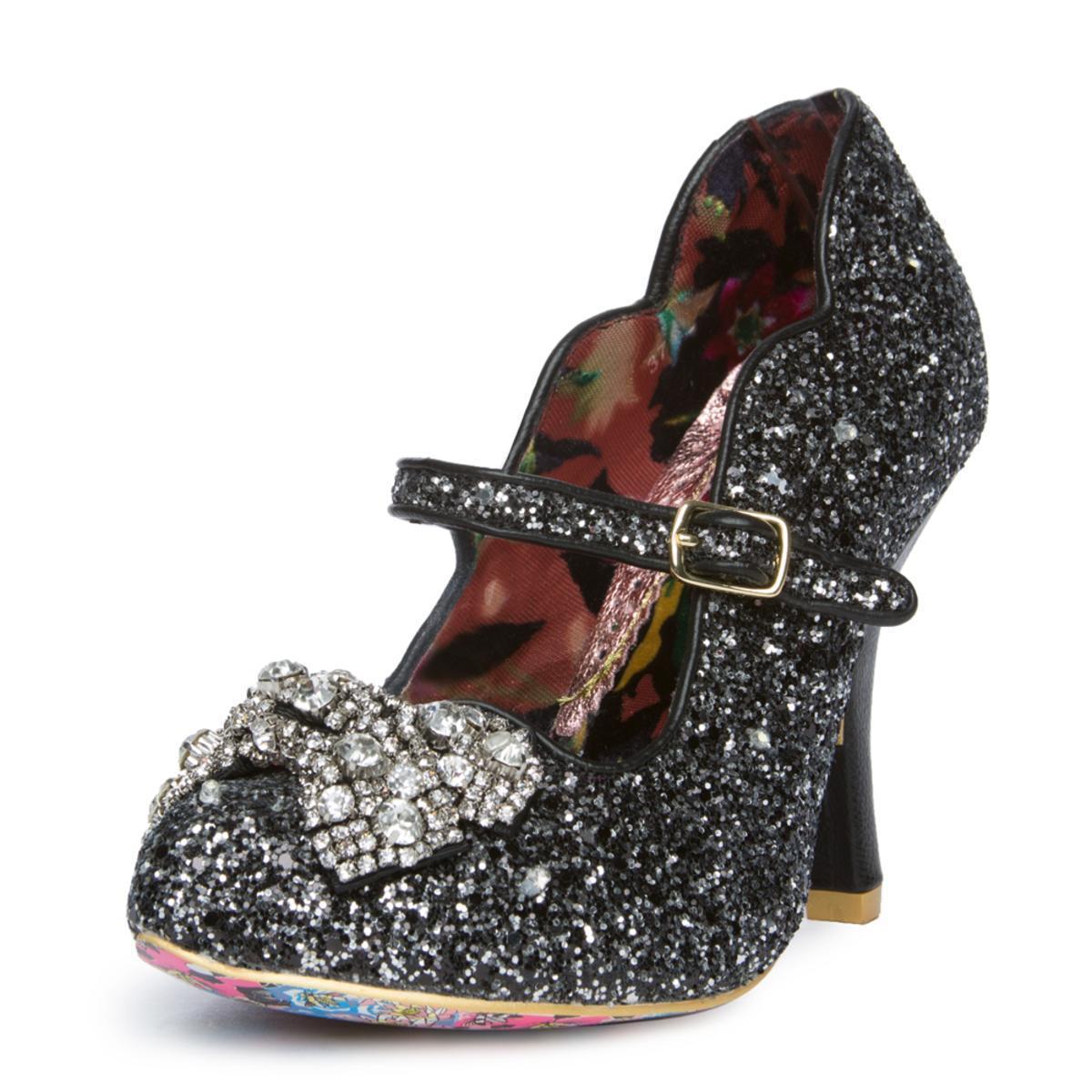 irregular choice shimmer gold