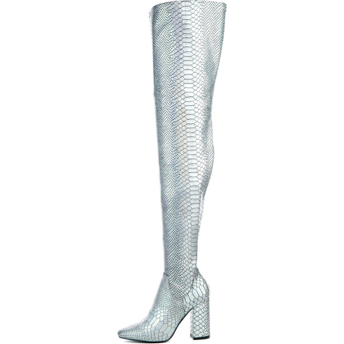 cape robbin silver boots