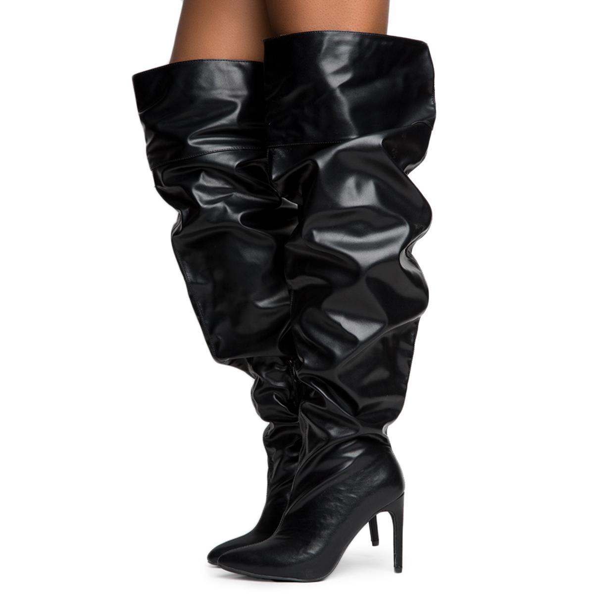 cape robbin thigh high boots