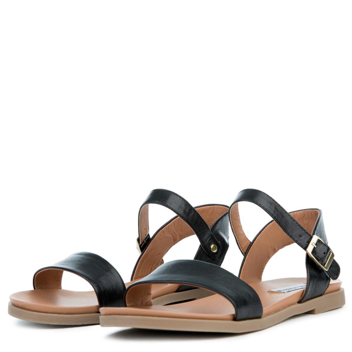 steve madden dina sandal black