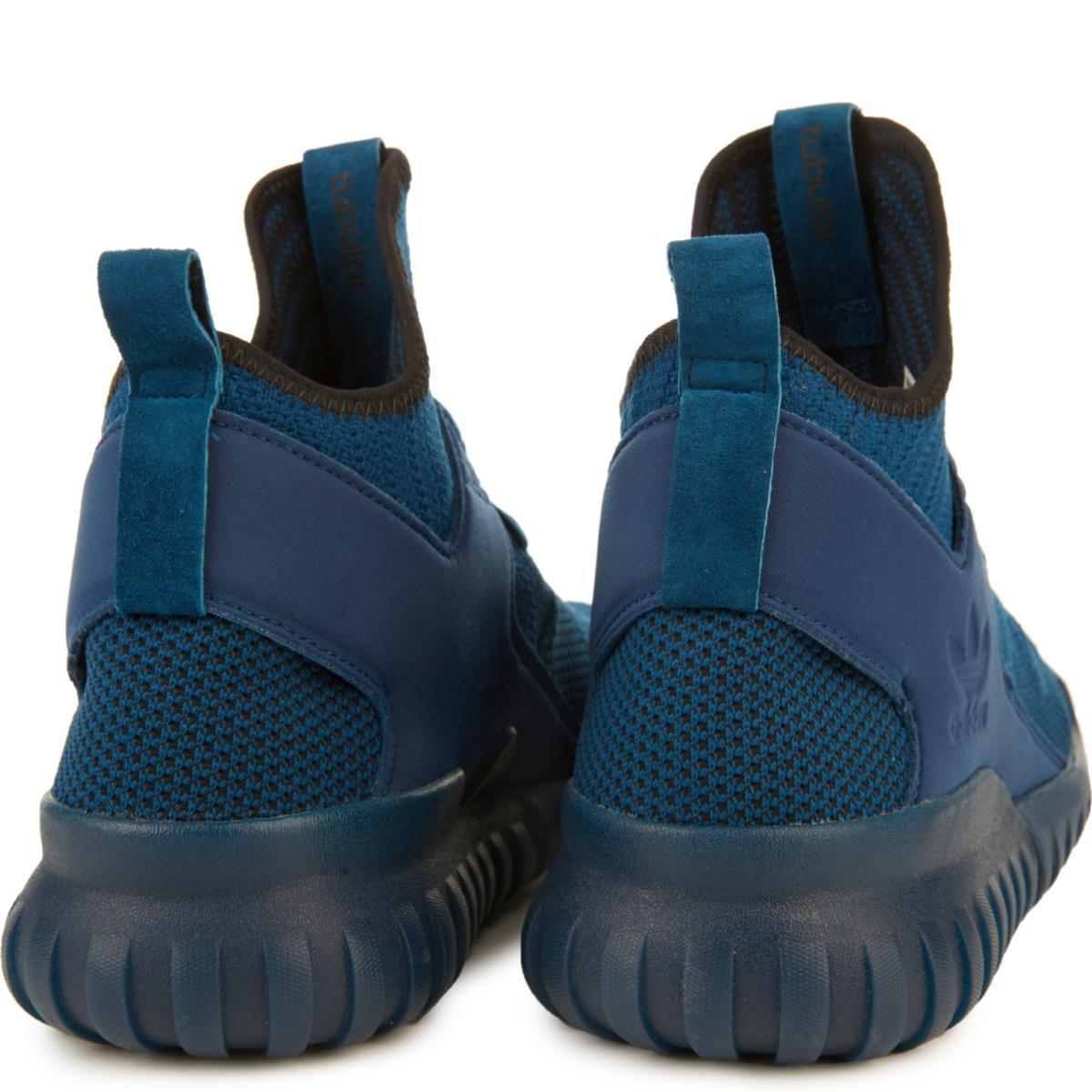 adidas tubular x primeknit blue