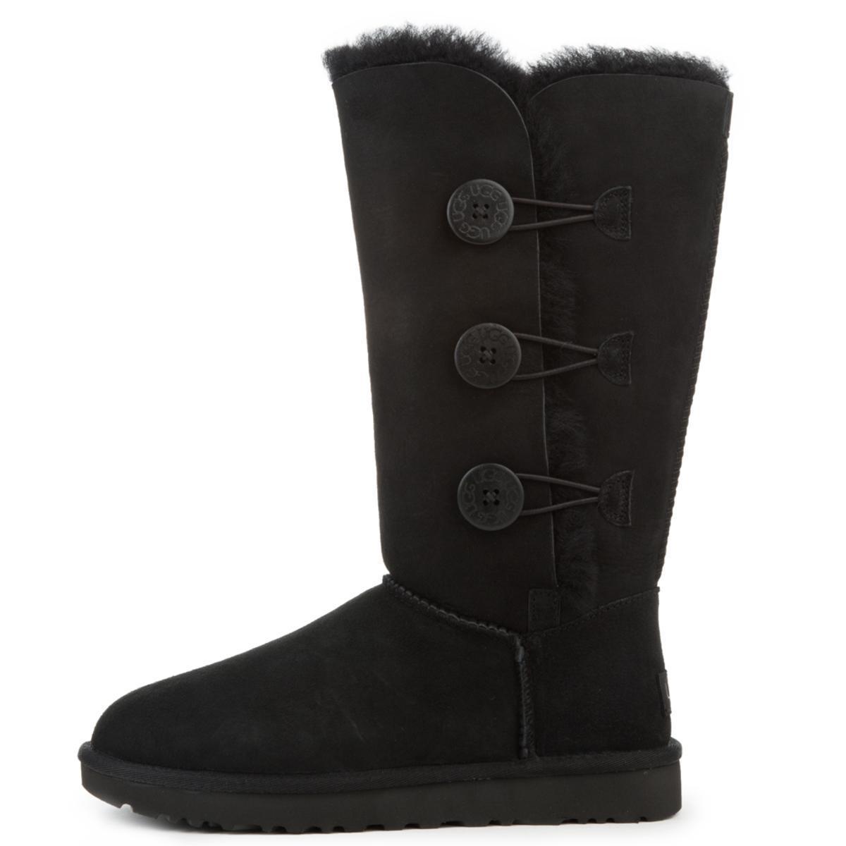 UGG Synthetic Bailey Button Triplet Ii Black Boot - Lyst
