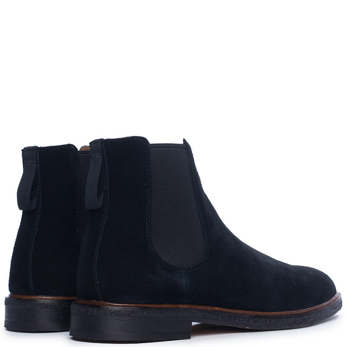 clarkdale gobi black suede