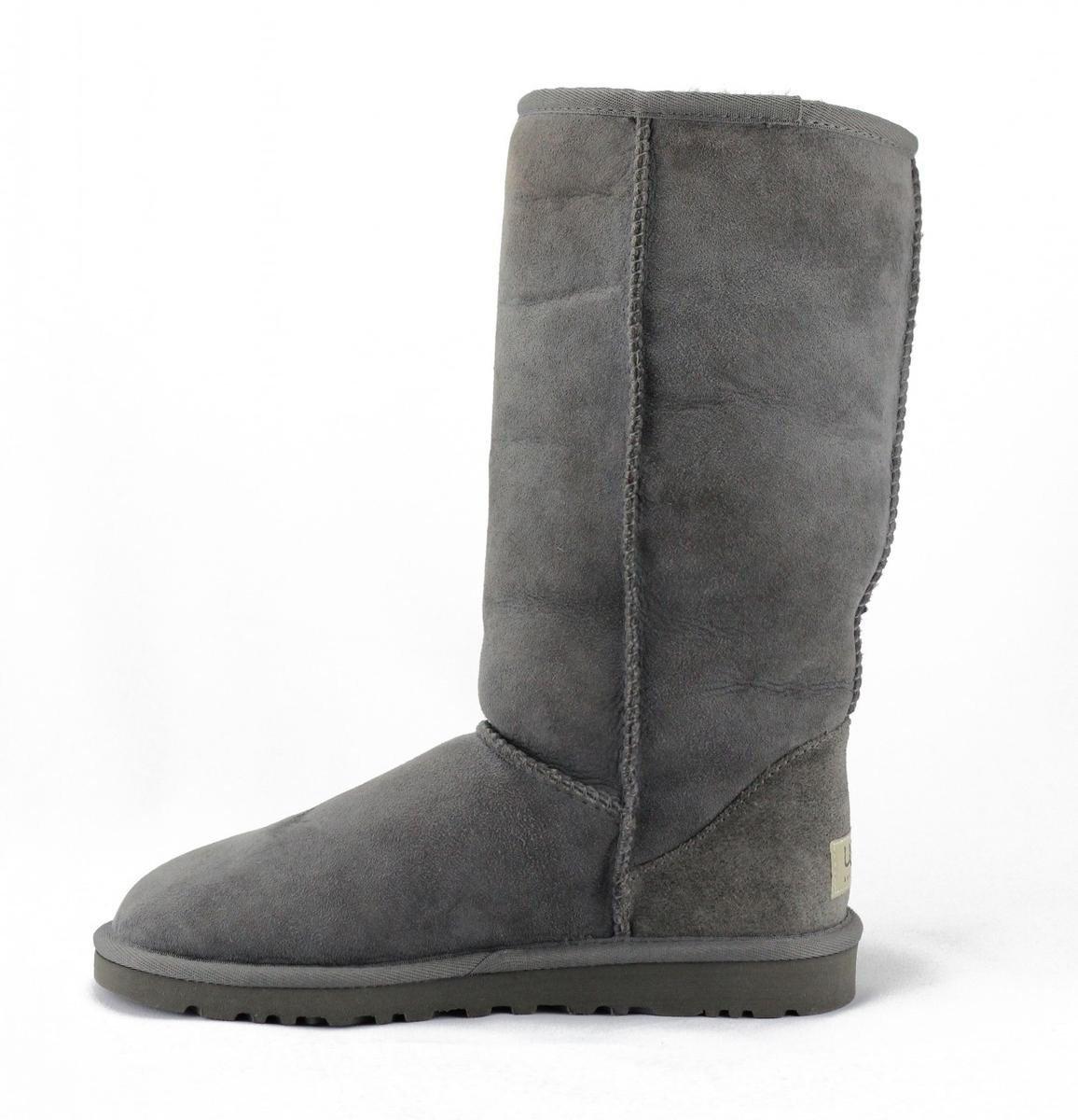 UGG Classic Tall Grey Boots in Gray - Lyst