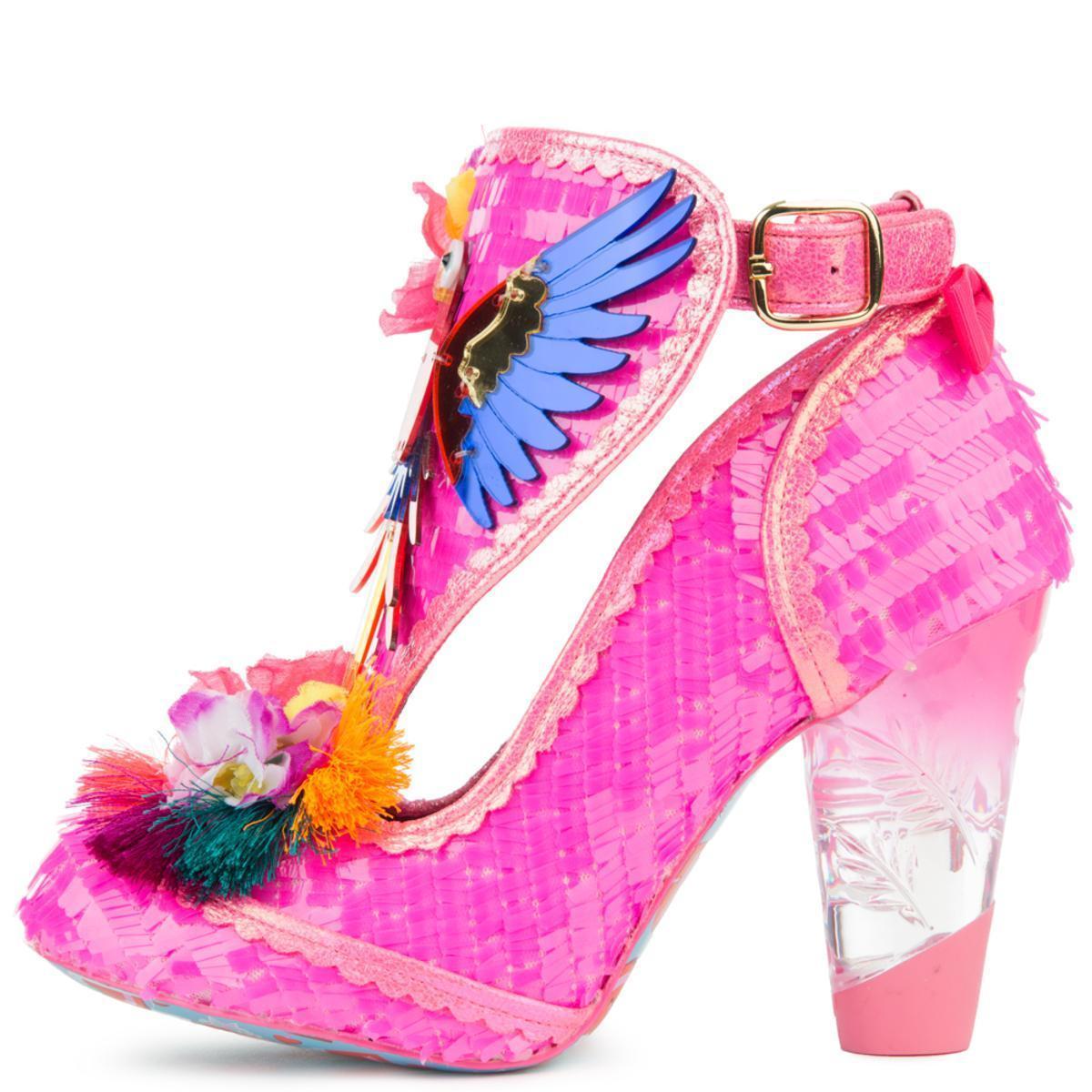 irregular choice pink shoes