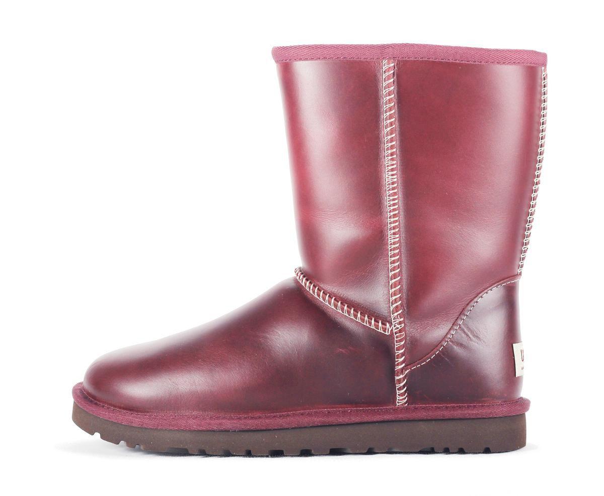 classic short leather uggs