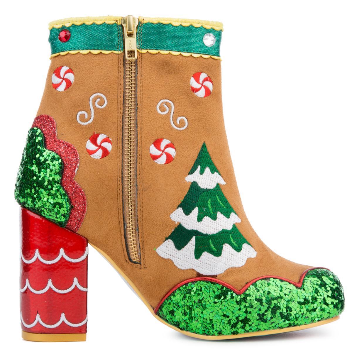 irregular choice gingerbread boots