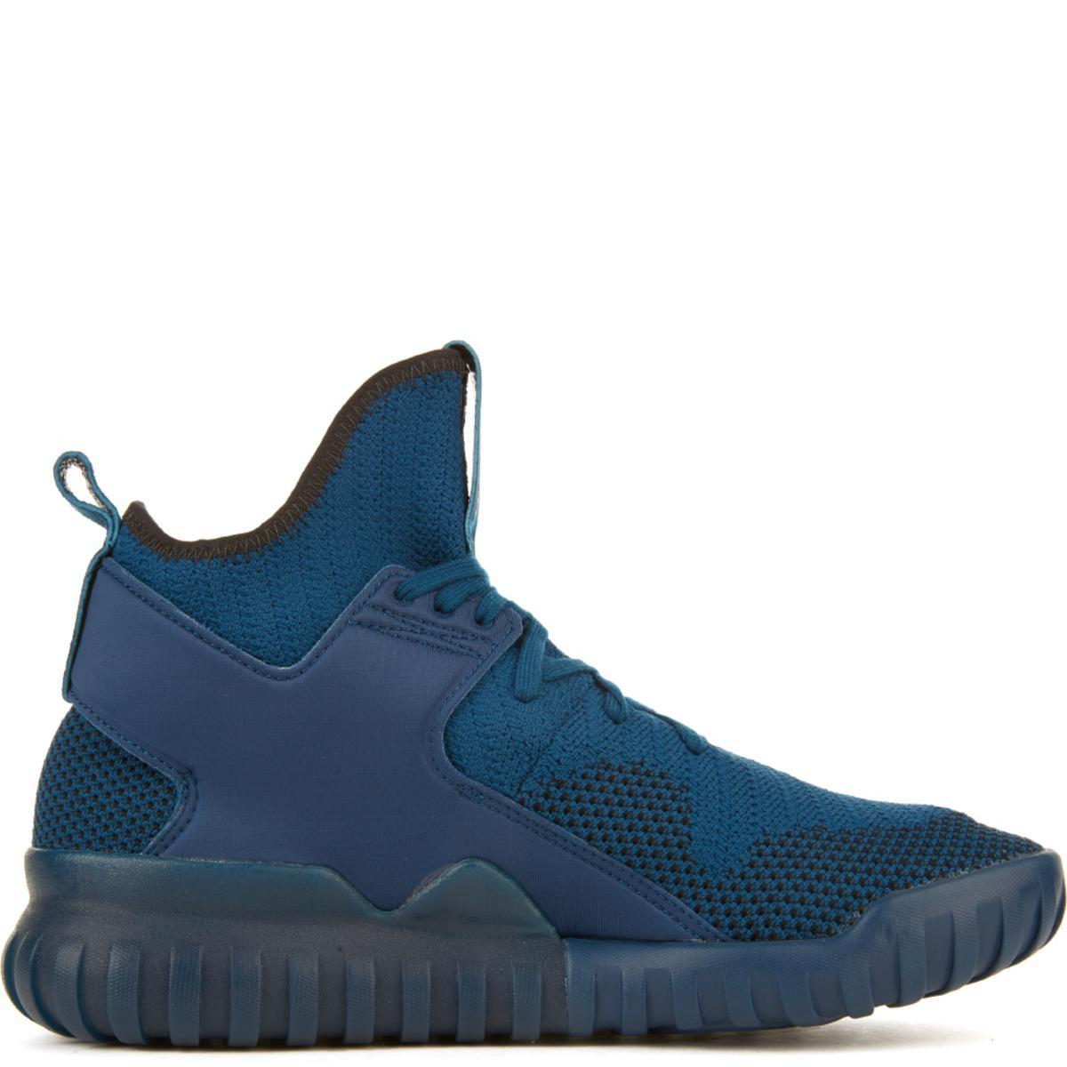 adidas tubular x primeknit mens blue