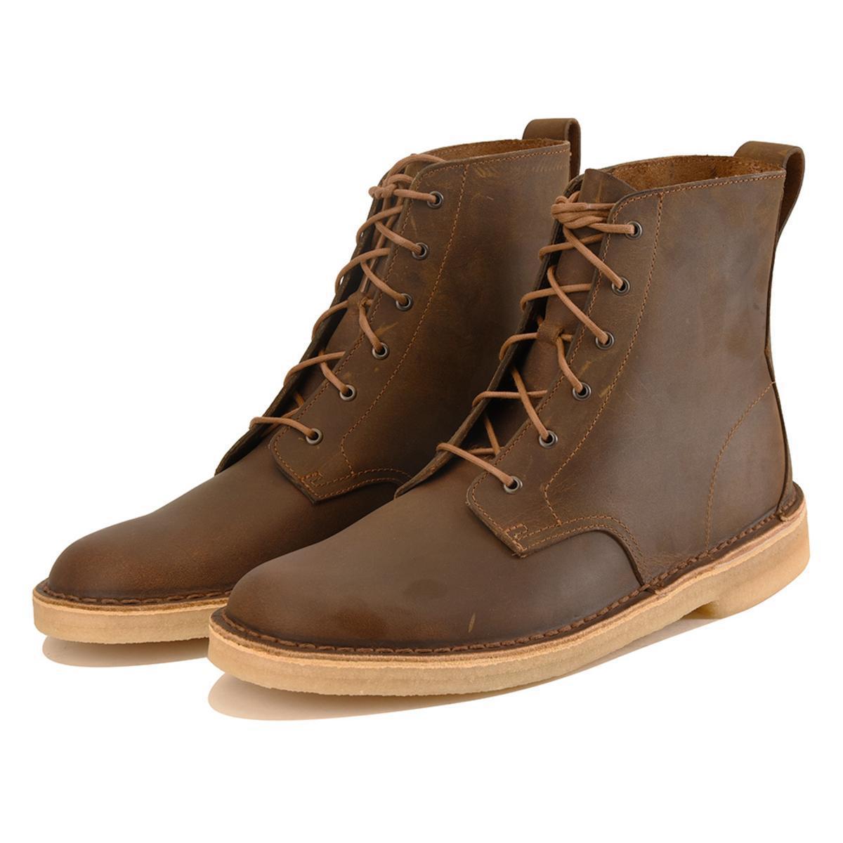 Clarks Leather Desert Mali Beeswax Boot 