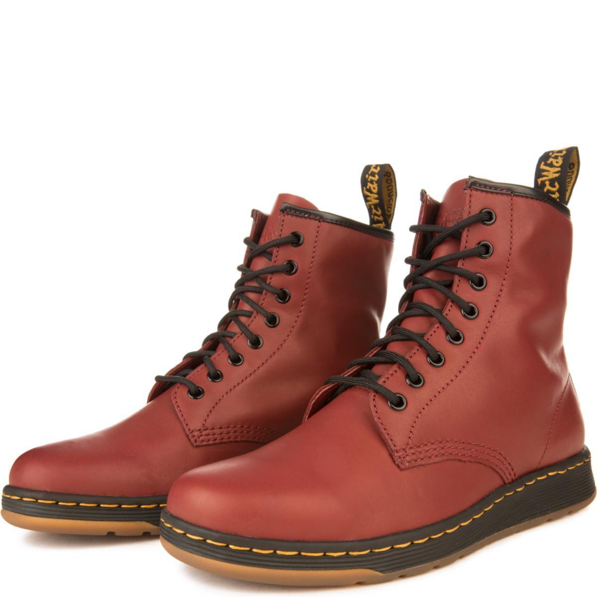 doc martens newton cherry red