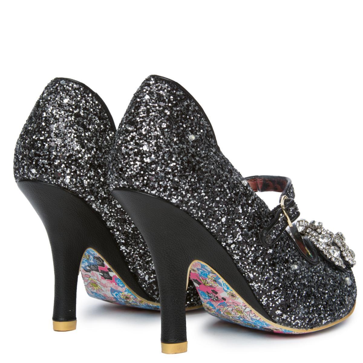 irregular choice shimmer white