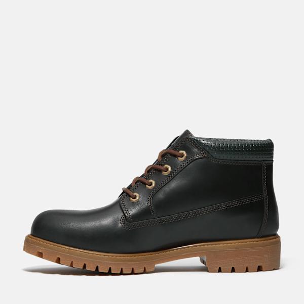 timberland black premium waterproof chukka boots