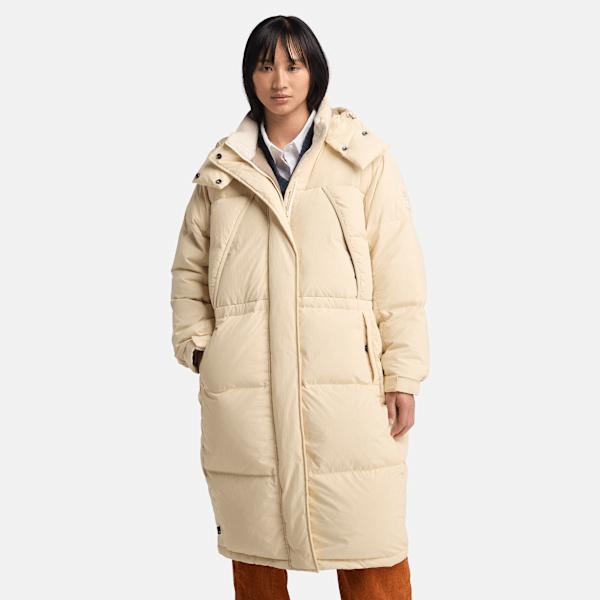 Timberland Howker Recycled Down Puffer Long Parka For Women In